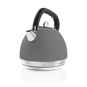 Cratita electrica Wasserkocher 1.8 l 2200 W gri cu protectie la fierbere - Img 5
