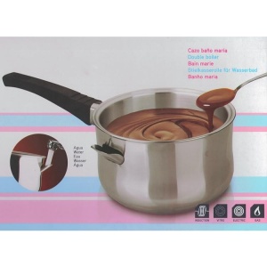 Cratita Ibili 16 cm din inox pentru bain-marie argintiunegru - Img 5
