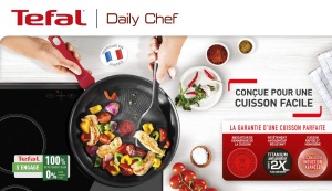 Cratita Tefal Daily Chef, 16 cm (1,5 L), durabila, robusta, usor de curatat, acoperire antiaderenta, semnal termic, bucatarie sanatoasa, inductie G2732802 - Img 2