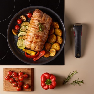 Cratita Tefal Ingenio Eco Resist L3972902 18 cm 21 L Negru Antiaderenta Compatibila Inductie - Img 5
