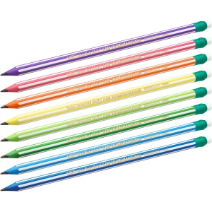 Creion BIC Evolution Stripes, 12 Bleistifte, HB, Bruchsichere Mine, Culoare Diversa - Img 6