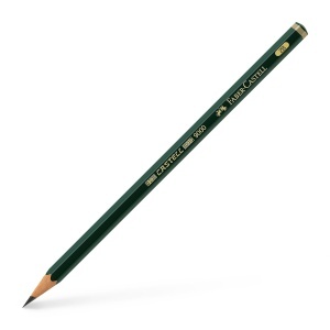 Creion Faber-Castell Castell 9000, set 6 bucati, duritate 2B, hexagonal - Img 2