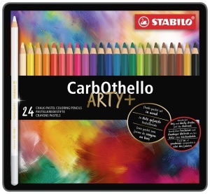 Creion pastel STABILO CarbOthello, 24 culori, 4.4 mm diametru - Img 2