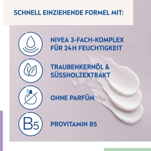Crema de fata NIVEA Beruhigende Nachtpflege, 24h hidratare, pentru piele sensibila - Img 3