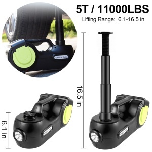 Cric electric hidraulic VEVOR, 5 tone, cu cheie de impact, afisaj LCD si pompa de umflat - Img 2
