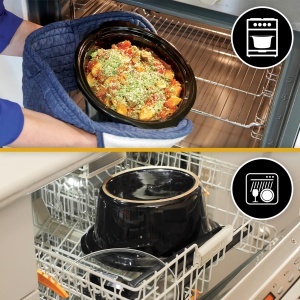 Crockpot Slow Cooker CSC052X, 4.7l, 2 trepte de temperatura, negru - Img 6