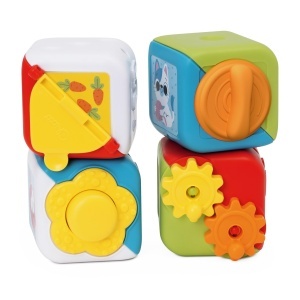 Cub de activitati Chicco 2in1 set cu 4 blocuri colorate pentru copii 10-36 luni - Img 3