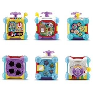 Cub interactiv de invatare VTech Baby Spielspa cu 6 laturi, pentru 12-36 luni - Img 3