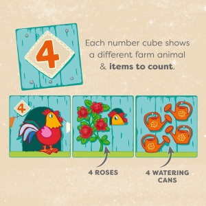 Cuburi de Stivuire HABA 10 cuburi din carton, joc educativ pentru copii de la 1 an - Img 7