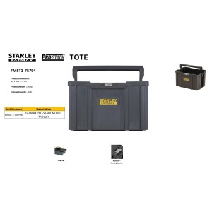 Cufar de unelte Stanley FatMax FMST1-75794, 27 litri, cu maner ergonomic - Img 5