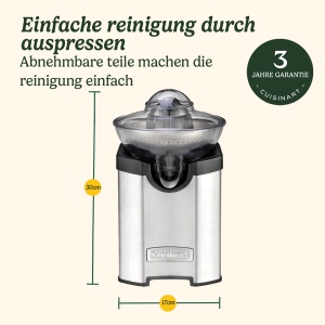 Cuisinart Citrus Press Electrica Compacta Tropfstop Sistem Inox - Img 7