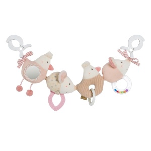 Culoare si sunete - Jucarie pentru carucior Fehn feehnLAND cu figurine adorabile