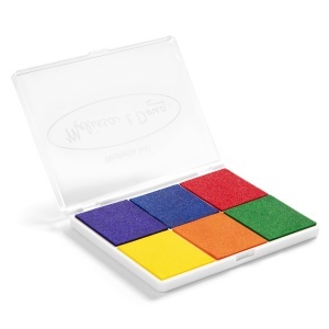 Culori de Stampilat Melissa Doug - Set cu 6 Culoare, Tinta Usor Abasabila - Img 3
