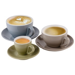 Cupa cappuccino APS 16007, 300 ml, verde, portelan, 10,5 cm - Img 4