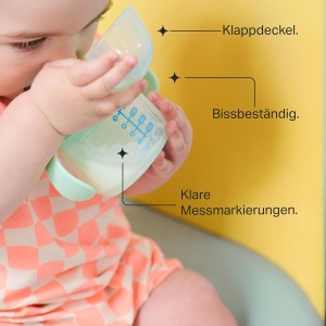 Cupa de tranzitie Tommee Tippee 150 ml, verde si portocalie, 2 bucati - Img 4