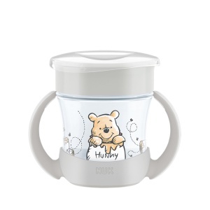 Cupa pentru invatarea bautului NUK Mini Magic, Winnie Puuh, 160 ml, design 360