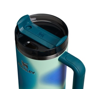 Cupa termoizolanta Stanley 1913 Quencher H2.0, 1.2L, culoare Coastal Teal Motion - Img 8