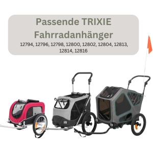 Cupla de inlocuire pentru biciclete TRIXIE, modele 12794-12816, pentru remorci canine - Img 4