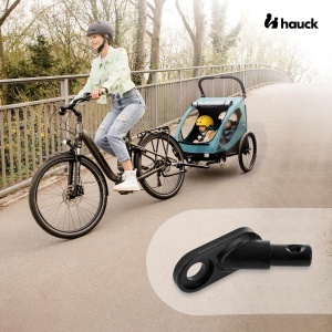 Cupla Universala pentru Remorca de Bicicleta Hauck Dryk Duo, Metal, Negru - Img 3
