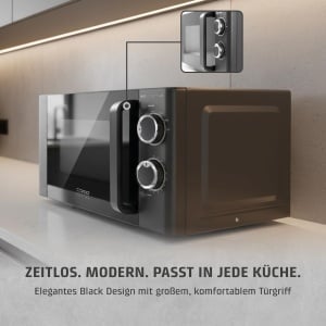 Cuptor cu microunde Caso M20 Ecostyle, 20 L, 700 W, antracit - Img 7