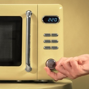 Cuptor cu microunde Cecotec ProClean 5110 Retro Yellow 20L 700W Grill Design Vintage Galben - Img 5