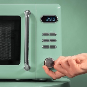 Cuptor cu microunde digital Cecotec ProClean 5110, 20L, 700W, Verde Retro - Img 5
