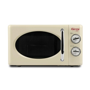 Cuptor cu microunde Girmi FM21 20L 700W Grill Design Vintage Crem - Img 4