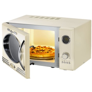 Cuptor cu microunde Melissa 16330128 Retro Design 23L Grill Crem - Img 2