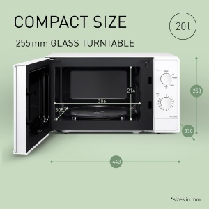 Cuptor cu microunde Panasonic NN-E20JWMEBG 20L 800W Alb Model 2025 - Img 3