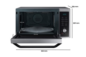 Cuptor cu microunde Samsung MC32J7055CTEG, 900 W, 32 , Argintiu - Img 2