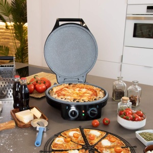 Cuptor electric pentru pizza Cecotec Fun PizzaCo, 1800W, termostat reglabil, deschidere 180 - Img 2