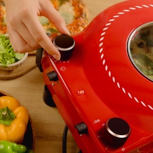 Cuptor electric pentru pizza Cecotec Mama Mia Window 1200 W 400degC Timer 15 min Placa ceramica - Img 5