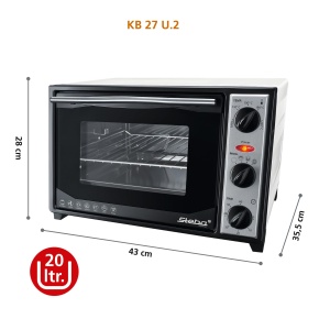 Cuptor electric Steba KB 27 U.2, 20L, 1500W, alb, cu rotisor - Img 3