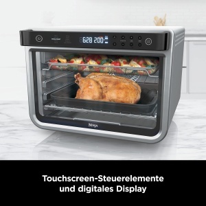 Cuptor Multifunctional Ninja Foodi 10-in-1, 2 niveluri, 33.5 cm, ArgintiuNegru - Img 6