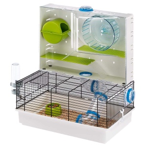 Cusca pentru hamsteri Ferplast cusca pentru rozatoare OLIMPIA cusca pentru animale mici accesorii pentru hamsteri incluse 46 x 30 x h 54 cm - Img 1