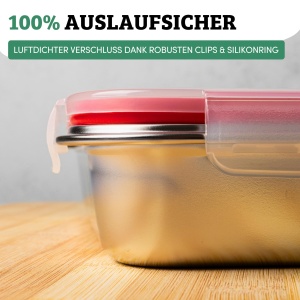 Cutie de depozitare Westmark Lunchbox din otel inoxidabil 2000 ml, rezistenta la scurgeri - Img 4