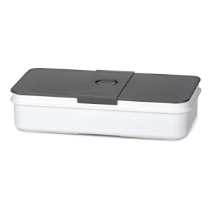 Cutie de meniu Cloer 800MBX Cutie de pranz electrica pentru reincalzirea alimentelor incl 1,2 L, tava si ceasca de masurare Suport detasabil Placa de gatit din otel inoxidabil, Seturi de cutii de pranz combinabile, alb, 1,2 litri - Img 11