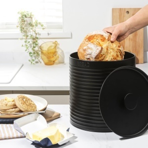 Cutie de paine Russell Hobbs RH03269EU7 din otel, neagra, usor de curatat - Img 5