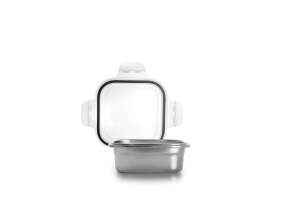 Cutie de pranz IBILI Keepklin, 500 ml, inox, cu capac etans, potrivita pentru microunde - Img 2