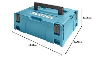 Cutie de unelte Makita 821550-0 MAKPAC, dimensiuni 395x295x163 mm, robusta - Img 12