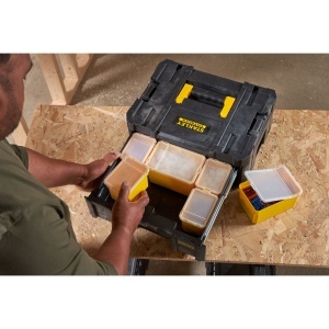 Cutie de unelte Stanley FMST1-71968, cu 6 compartimente, 44x33x18 cm - Img 5