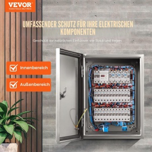 Cutie Electrica VEVOR SP-B3-504020, 50x40x20 cm, Otel Inoxidabil, IP66 - Img 2