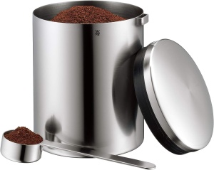 Cutie pentru cafea WMF Kult, inox Cromargan, 500g, cu masura