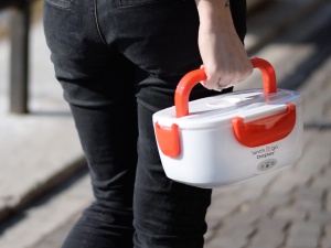 Cutie pentru pranz electrica Beper Lunch Go, 1450 ml, 40W, Rosu - Img 7