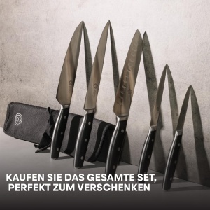 Cutit de Bucatarie MasterChef, 20cm, din Otel Inoxidabil, Super Ascutit - Img 5