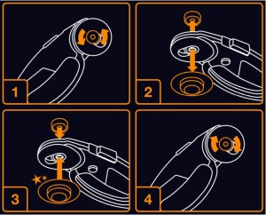 Cutit de inlocuire Fiskars 60mm, din otel cu acoperire de titan, pentru taiere precisa - Img 5