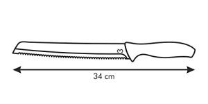 Cutit de paine Tescoma Brotmesser SONIC 20 cm, otel inoxidabil - Img 2
