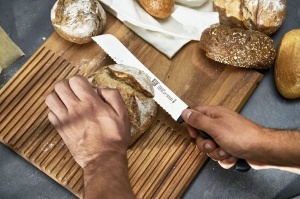 Cutit de paine ZWILLING Twin Chef 2, 20 cm, otel inoxidabil, negru - Img 5