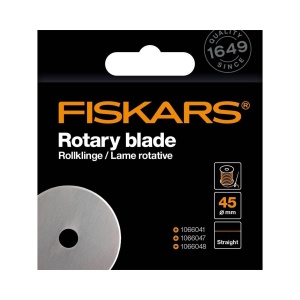 Cutit de taiere Fiskars 45 mm, lama din otel, inclusa suport pentru lame