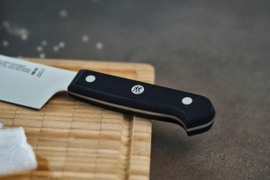 Cutit Nakiri ZWILLING Gourmet 17 cm, otel inoxidabil, maner ergonomic, negru - Img 4